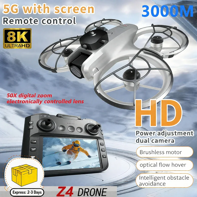Home Security Camera - Neue MINI Z4 Drohne 4K Professionell