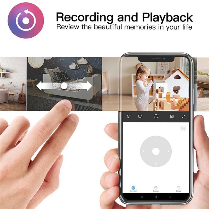 Home Security Camera - Essentielle WLAN-Tuya-Kamera für den Innenbereich, Babyphone,