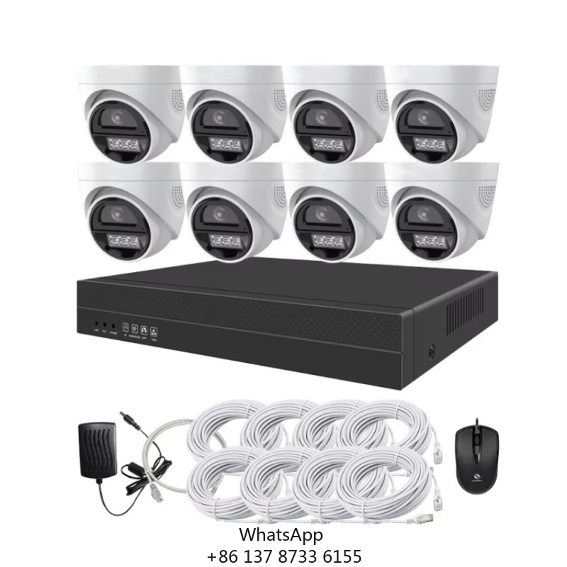 Home Security Camera - CCTV-Kamera-Set 4-Kanal 8-Kanal Full HD Außen