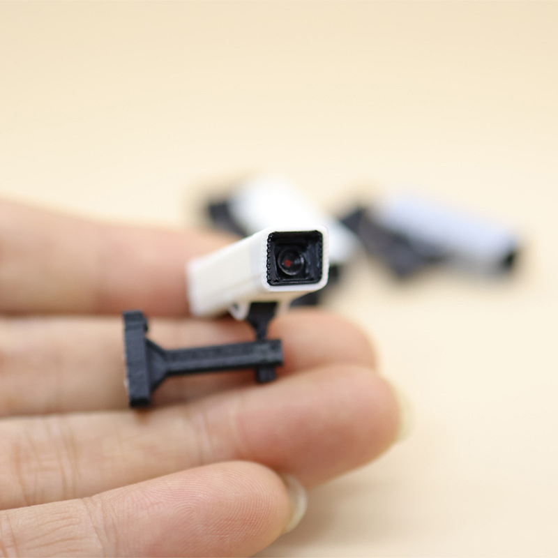Home Security Camera - Miniatur-Überwachungskamera im Maßstab 1:12 für Puppenhaus-Dekoration,