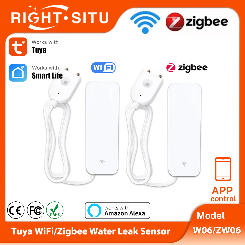 Home Security Equipment - Tuya WiFi Zigbee Wasser Sensor Smart