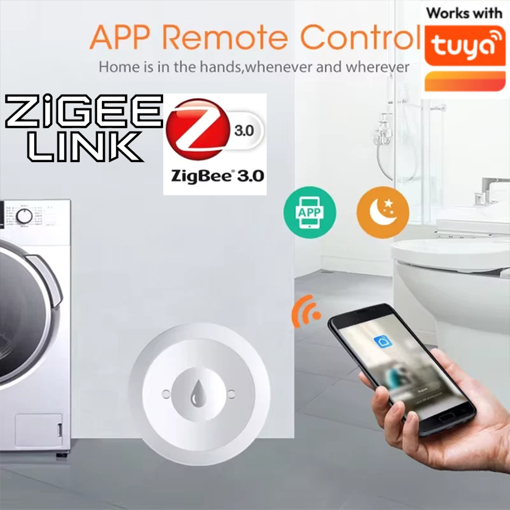 Home Security Alexa - Für Tuya ZigBee 3.0 Intelligenter Wasserleck-Sensor