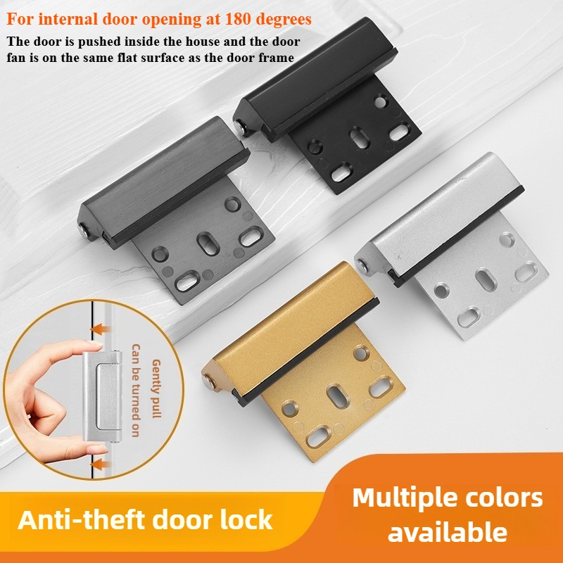 Home Security Door Reinforcement Lock - 1 Stück Verbessertes Kindersicheres Türschloss zur