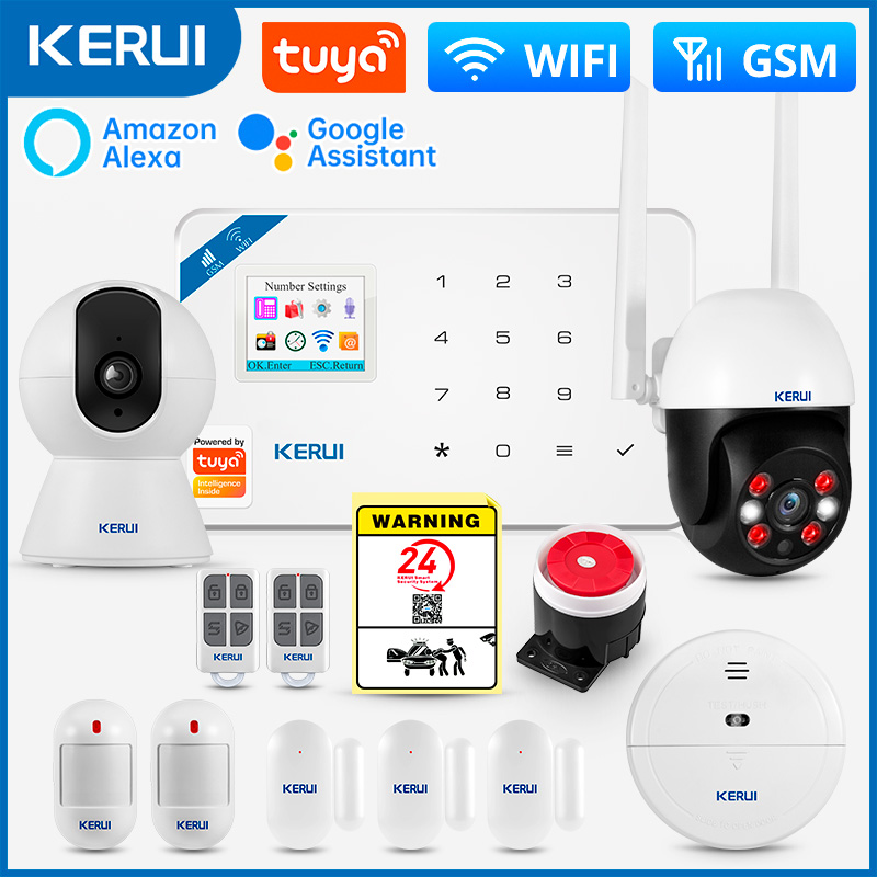 Home Security Equipment - KERUI W181 Alarm System Security Home