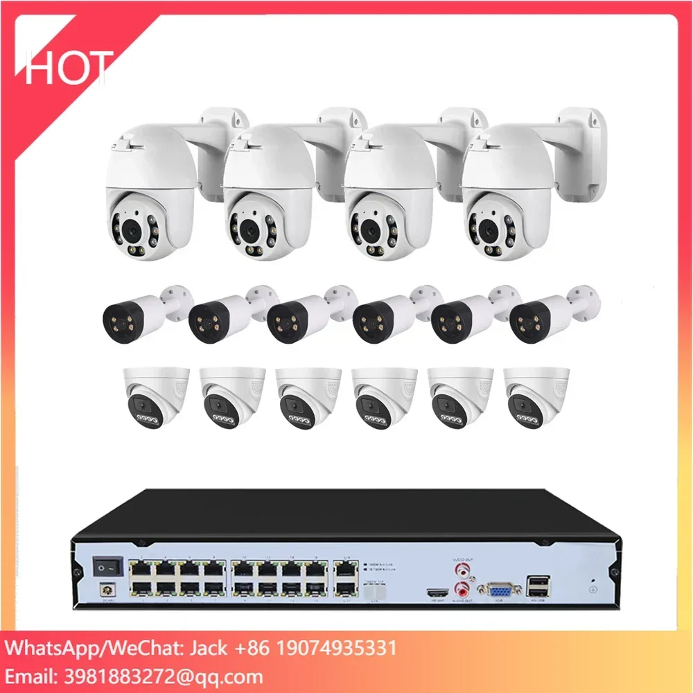 Home Security Video Recording Systems - 8MP 4K KI-Gesichtserkennung Sicherheitskamerasystem POE NVR