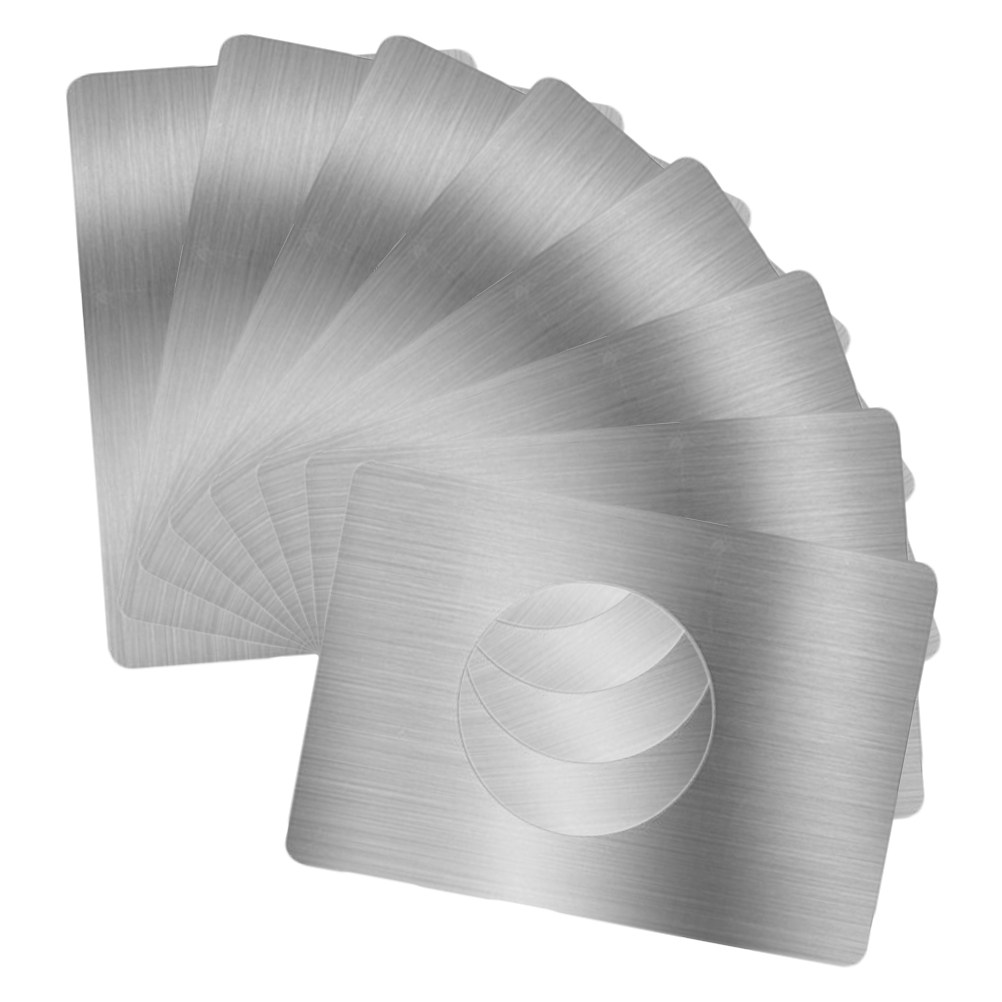 Door Reinforcer Kit - 8-teiliges Türloch-Abdeckplatten-Set aus Edelstahl zur Türverstärkung,