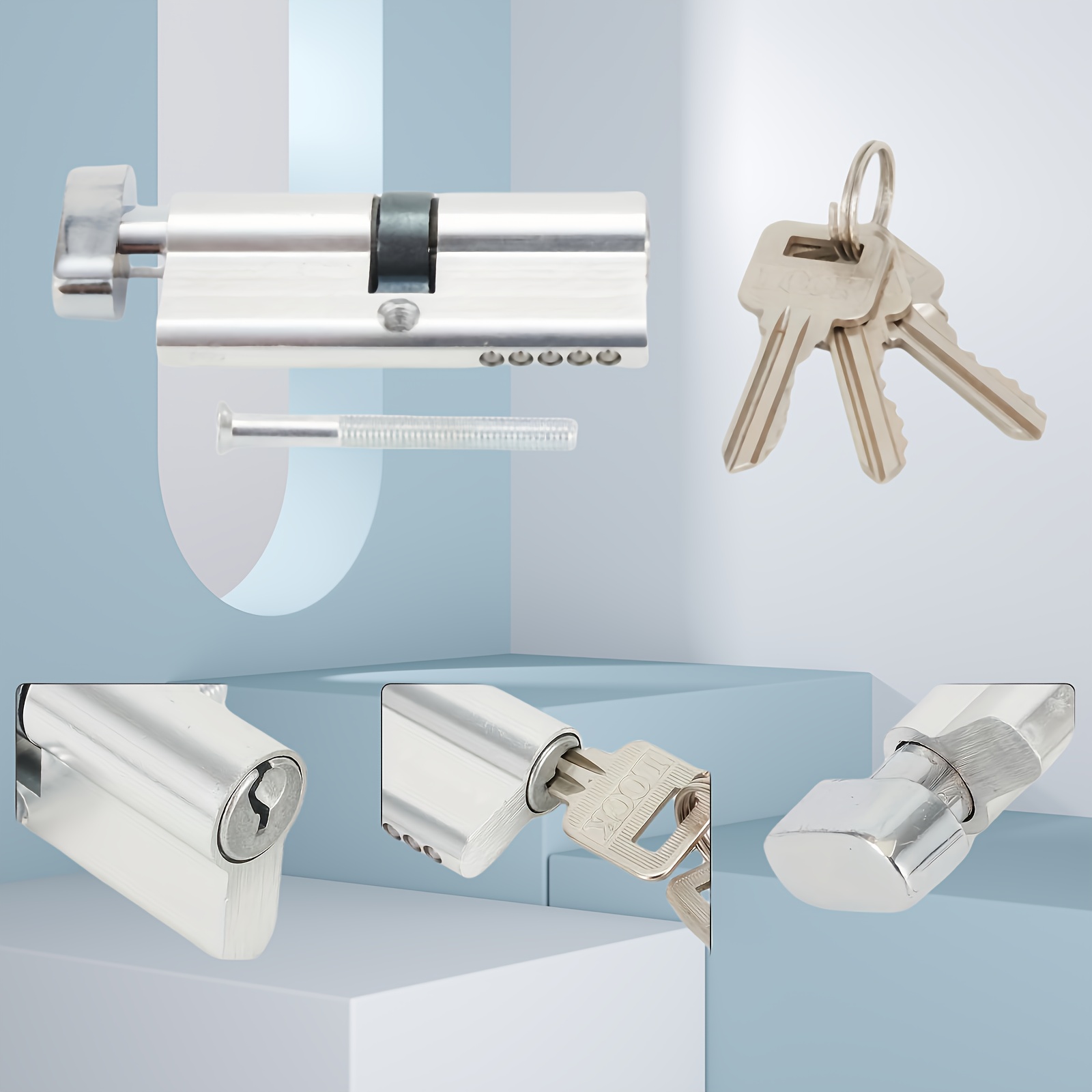2-teiliges Set Aluminium-Schli – Home Security Essential Bewertung und Preis