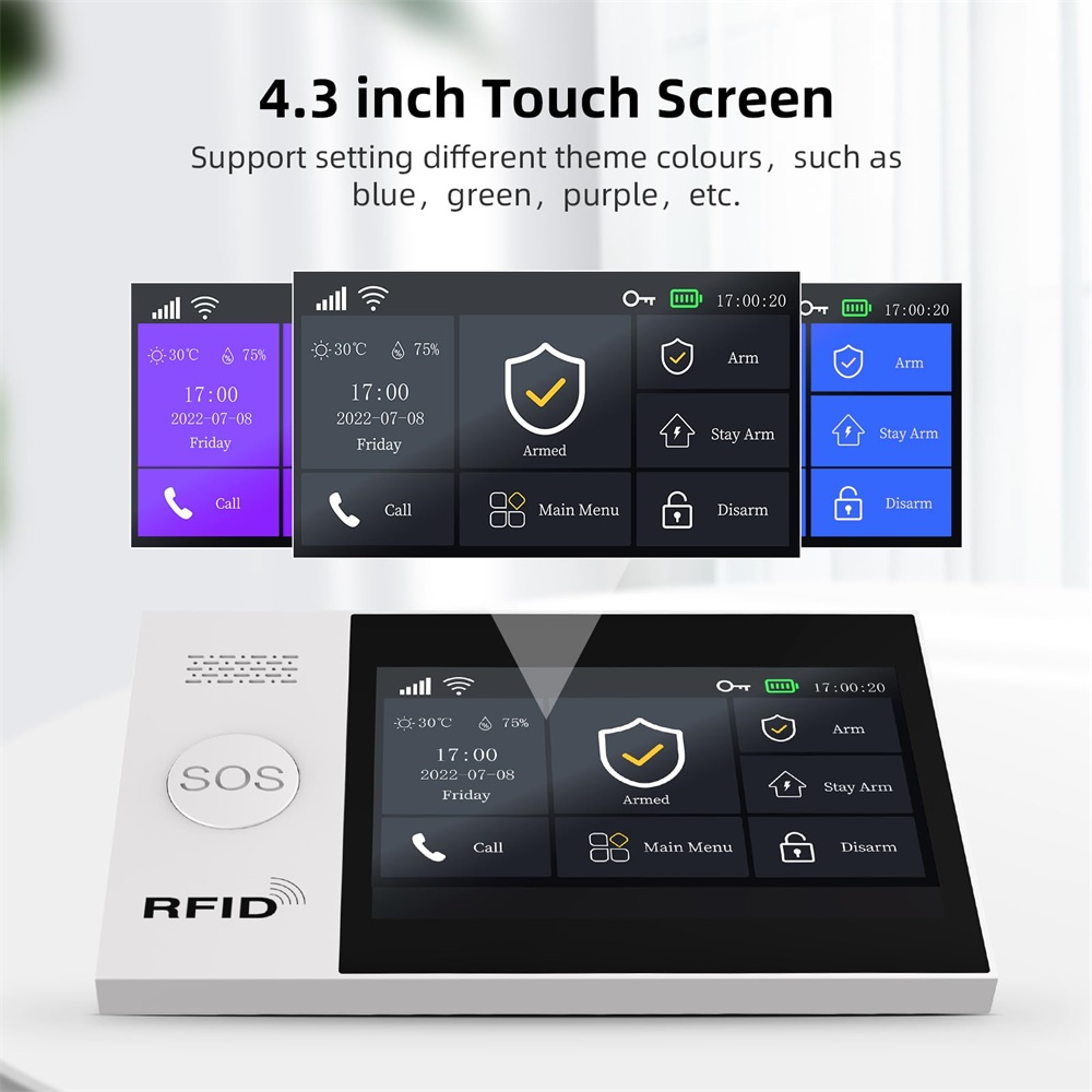 2,4G WIFI Smart GSM Alarmsyste – Home Security Equipment Bewertung und Preis