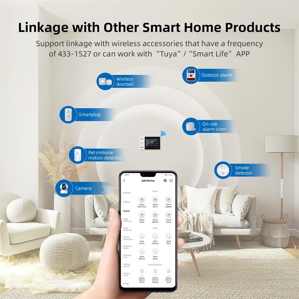 2,4G WIFI Smart GSM Alarmsyste – Home Security Equipment Bewertung und Preis