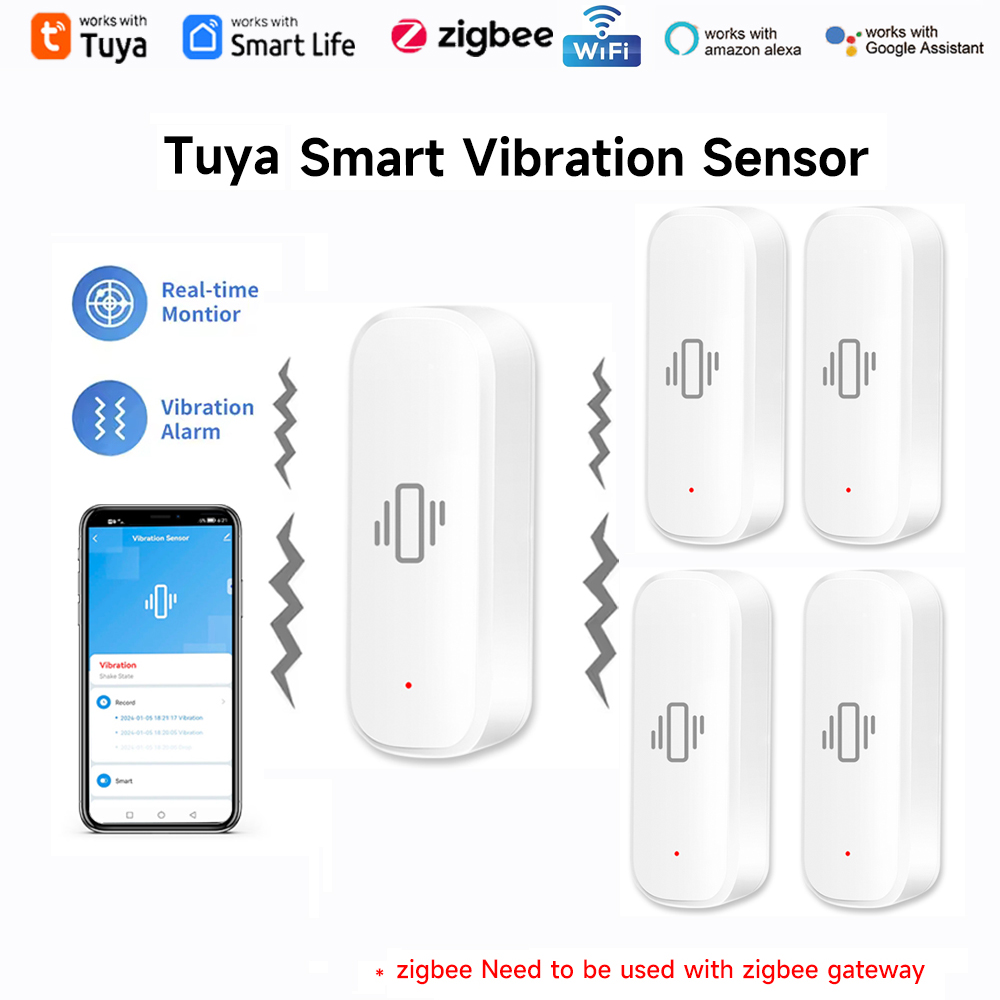 Tuya WiFi Zigbee Smart Vibrati – Home Security Alexa Bewertung und Preis