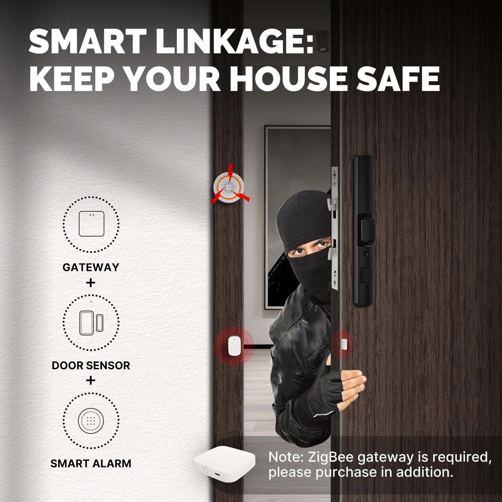 MOES Tuya Smart ZigBee Fenster – Home Security Equipment Bewertung und Preis