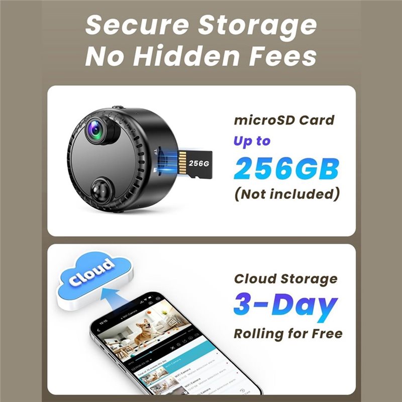 [NEU A09R!] Drahtlose 4K-Kamer – Home Security Features Bewertung und Preis