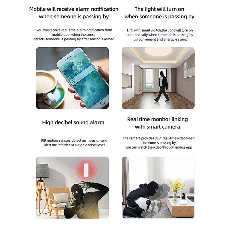 Tuya wifi zigbee pir bewegungs – Home Security Alexa Bewertung und Preis