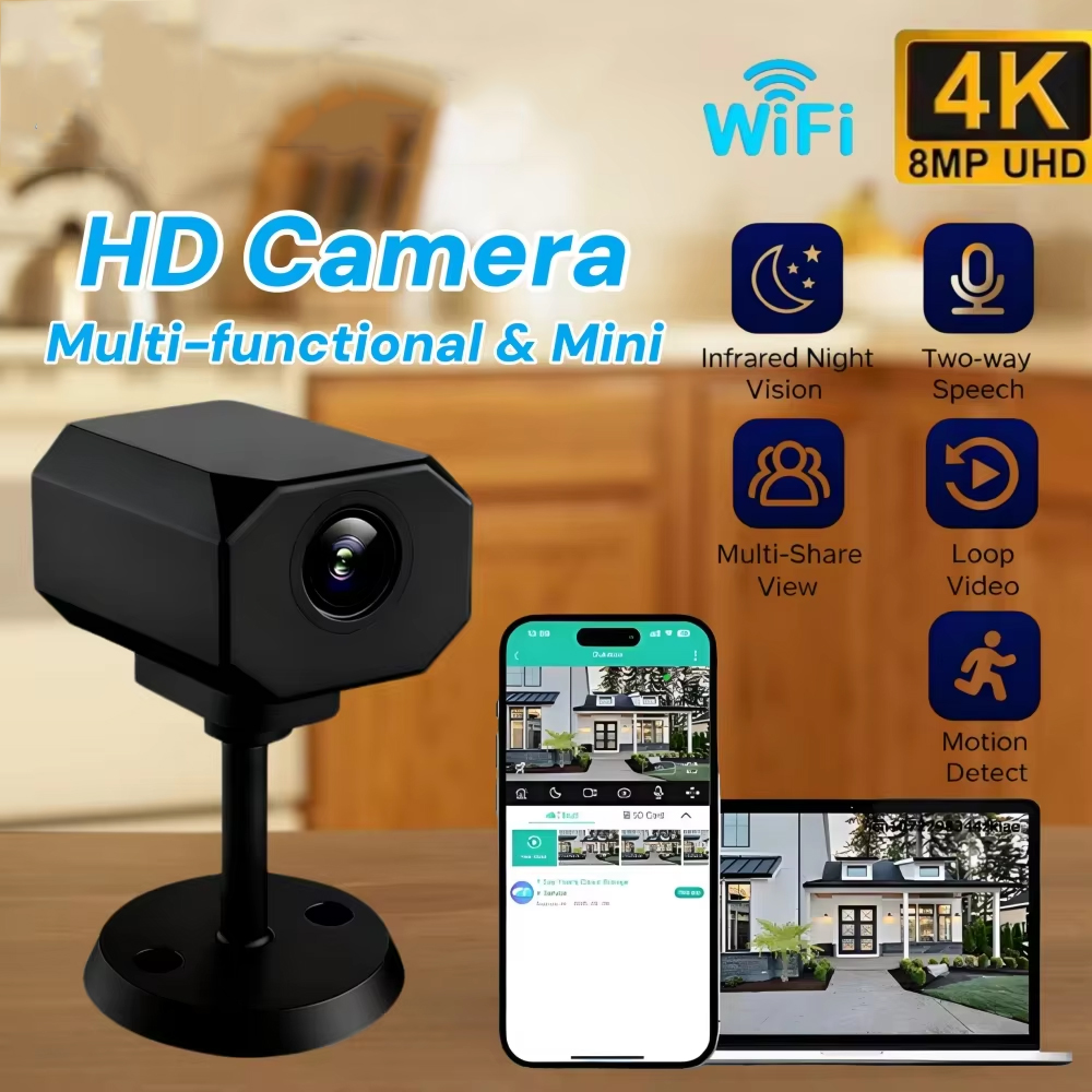 4K HD WiFi-Überwachungskamera  – Home Security Camera Bewertung und Preis