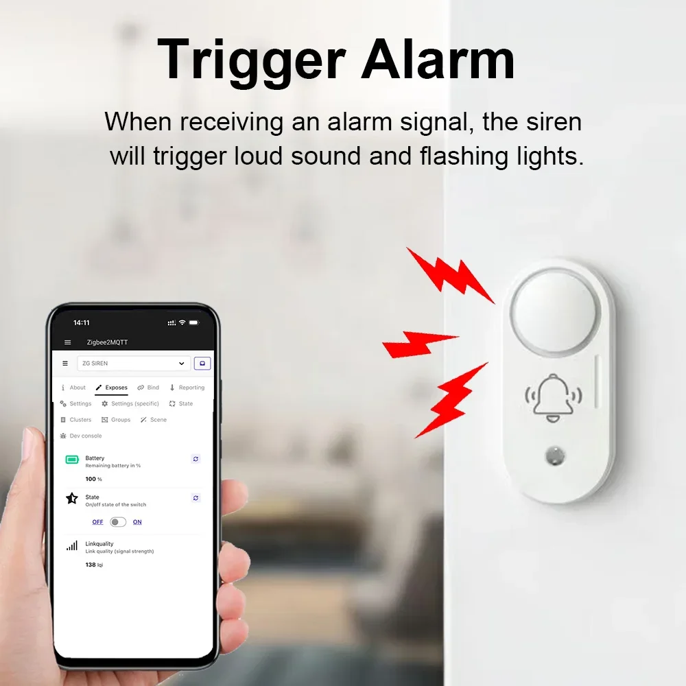 Haozee Zigbee 110 dB Sirenenal – Home Security Options Bewertung und Preis