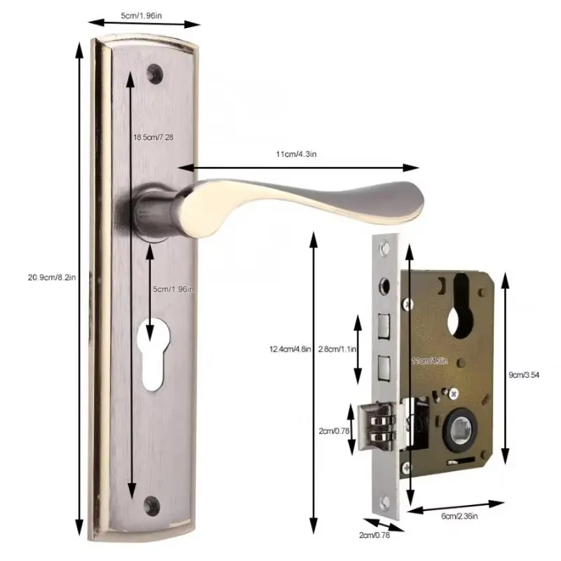 Gold Türgriff Schloss Silent H – Home Security Essential Bewertung und Preis