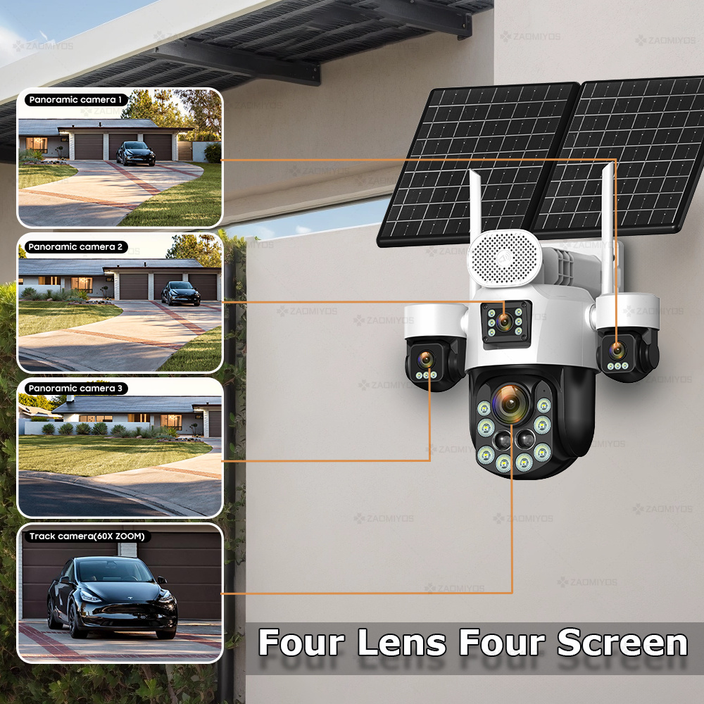 4-Linsen-Outdoor-360-Grad-Kame – Home Security Company Bewertung und Preis