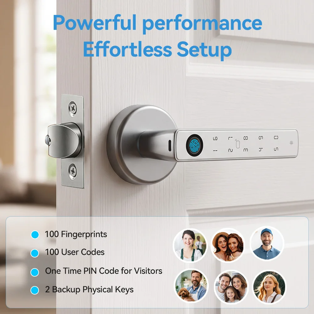 YFK Tuya Fingerabdruck-Türschl – Home Security Options Bewertung und Preis
