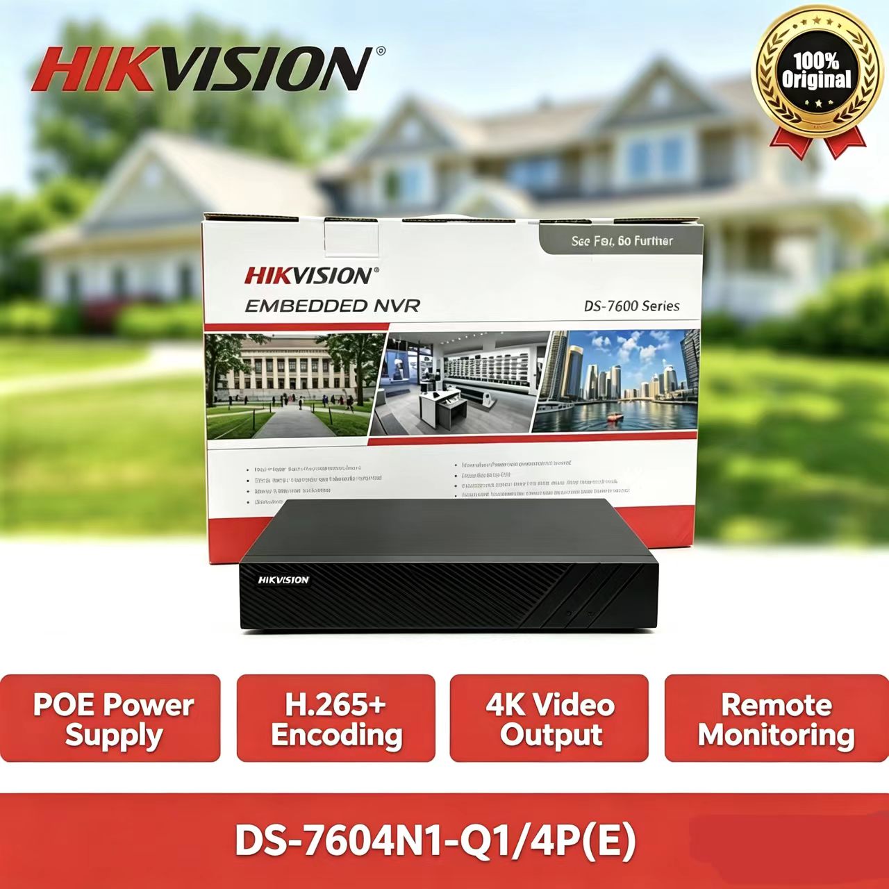 Hikvision DS-7604NI-Q1/4P(E) 4 – Home Security Hikvision Bewertung und Preis