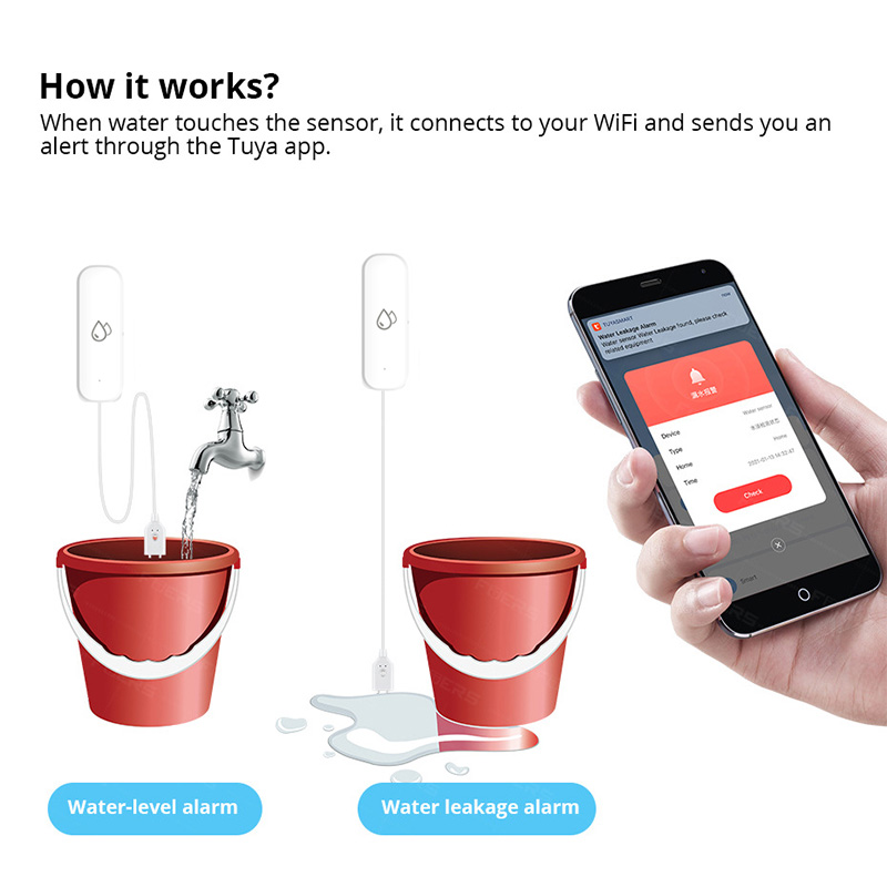 Tuya WLAN-Wasserleck-Alarmsens – Home Security Alexa Bewertung und Preis