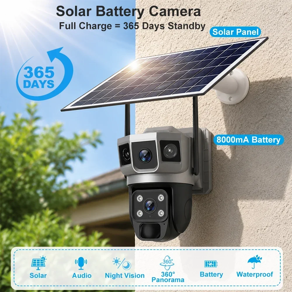 V380 4K 3-Bildschirm 4G-Kamera – Home Security Company Bewertung und Preis