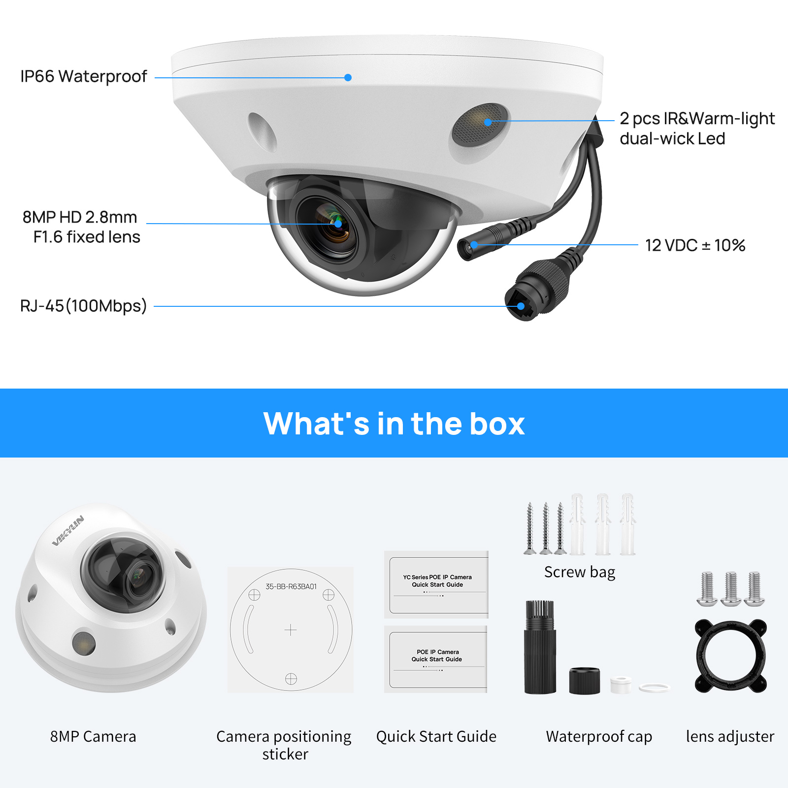 4K 8MP POE IR&Warm Lights Fish – Home Security Hikvision Bewertung und Preis