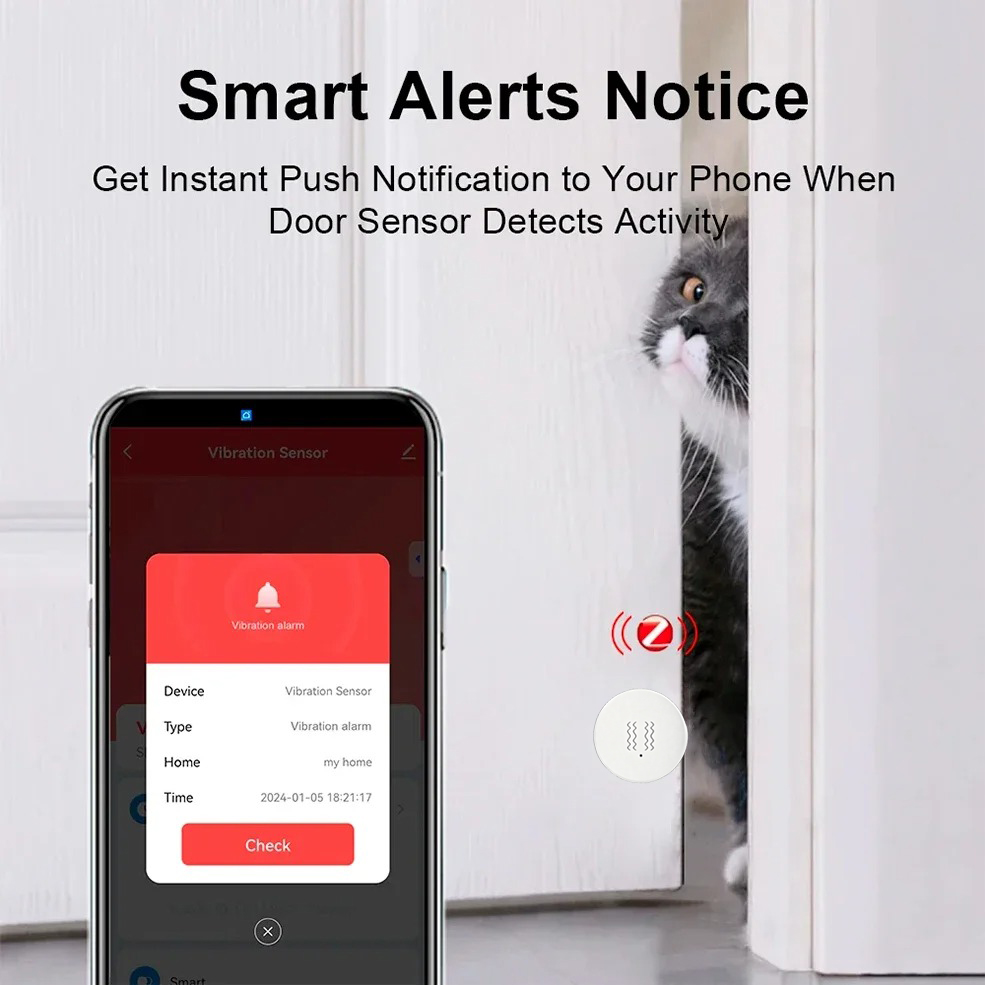 Tuya ZigBee Smart Vibrations-  – Home Security Alexa Bewertung und Preis