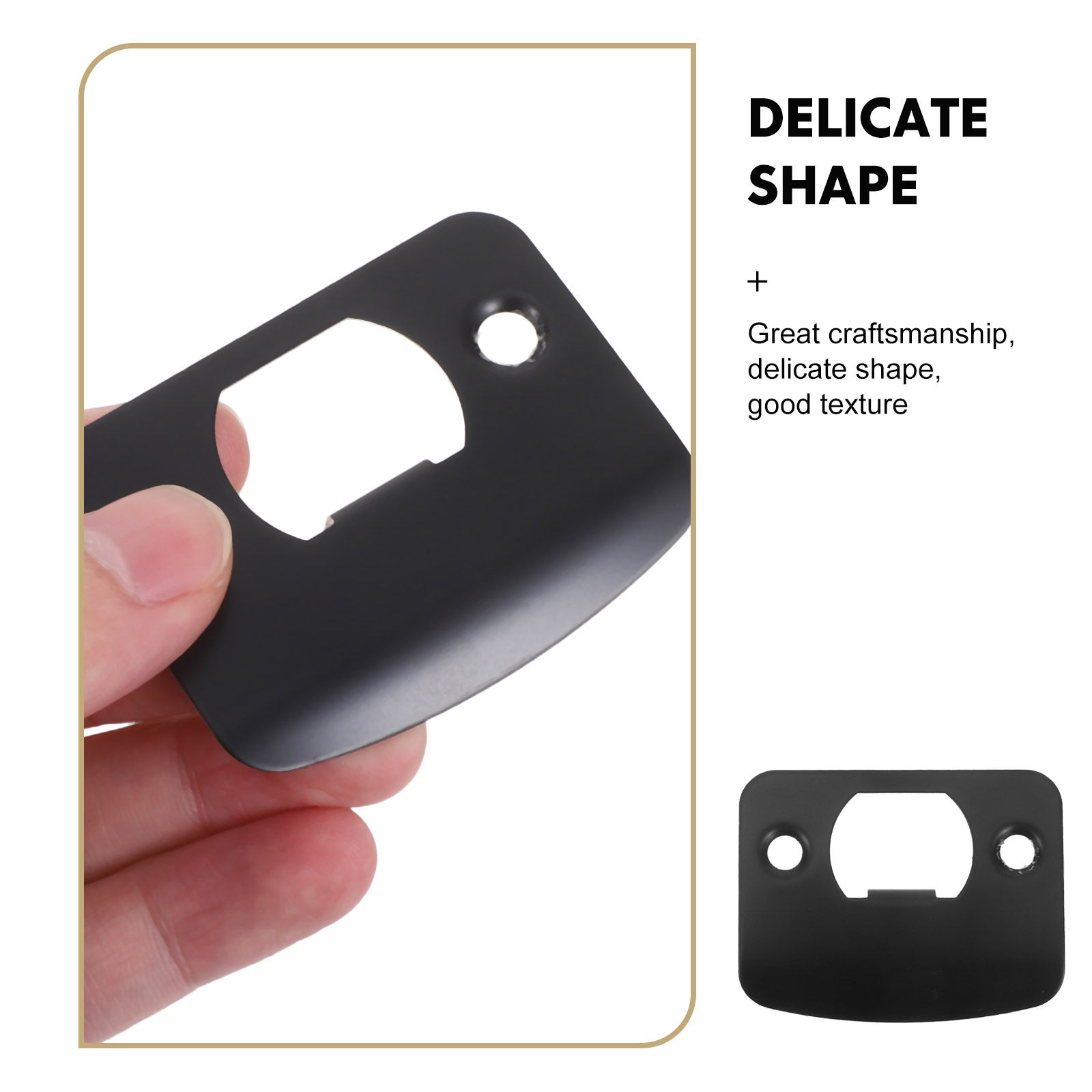 8 Stück schwarze Türschloss-Bl – Door Reinforcer Kit Bewertung und Preis