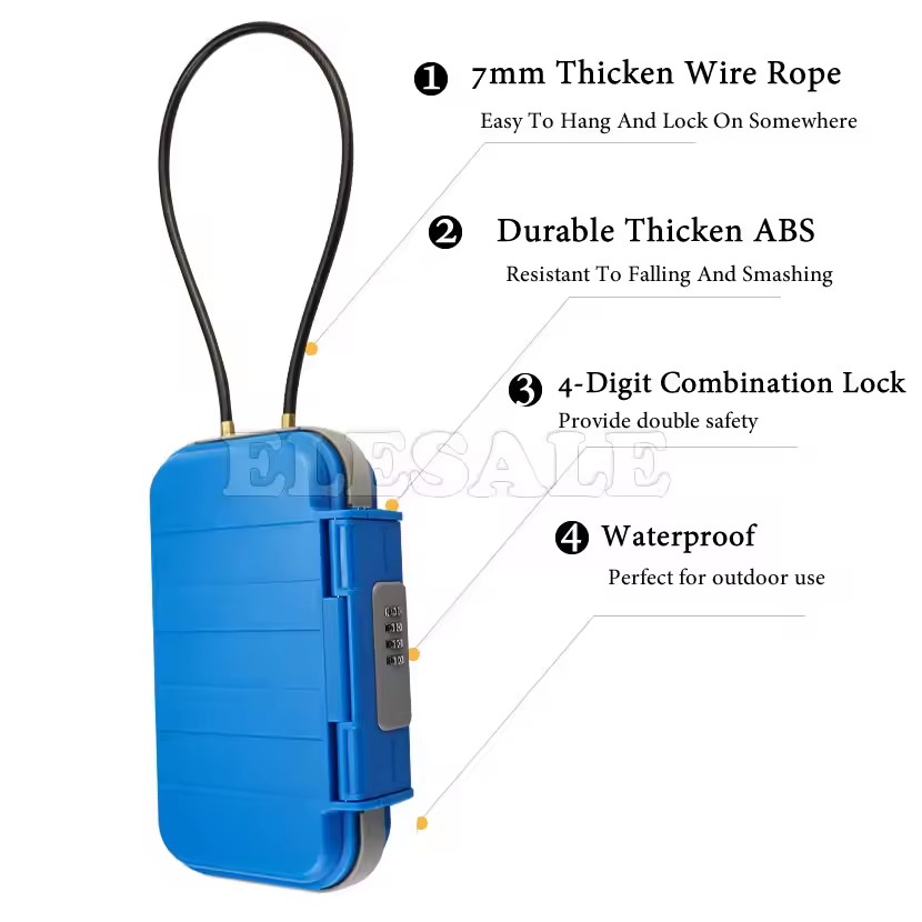 Kreative tragbare 4-stellige Z – Home Security Box Bewertung und Preis