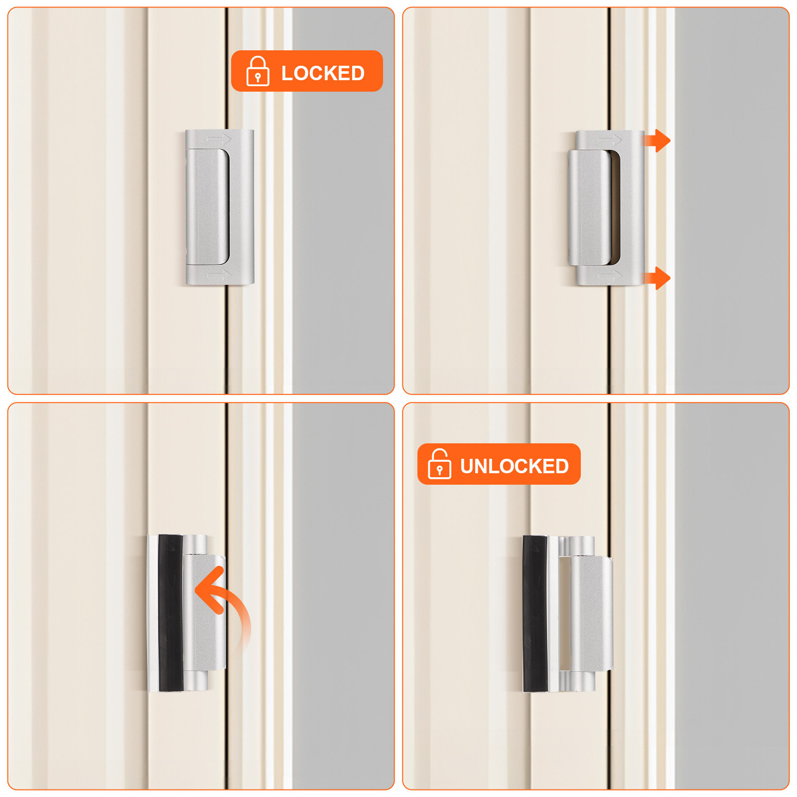 2 Stück Türverstärkungsschlöss – Home Security Door Reinforcement Lock Bewertung und Preis