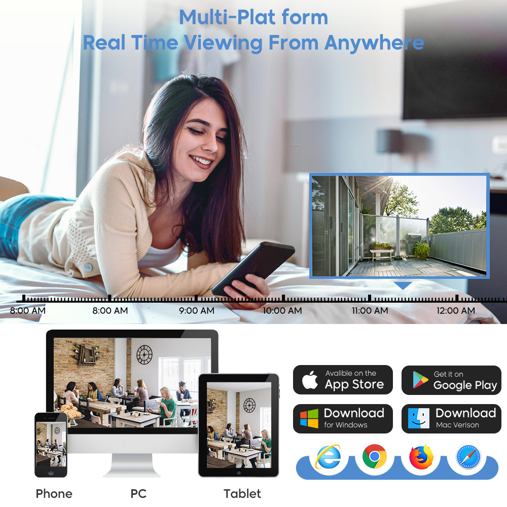 Hikvision-kompatible 8MP 4K IP – Home Security Hikvision Bewertung und Preis