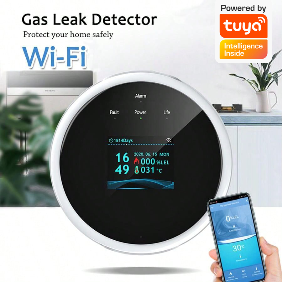 2,4G WiFi Gasalarm-Sensor, Det – Home Security Equipment Bewertung und Preis