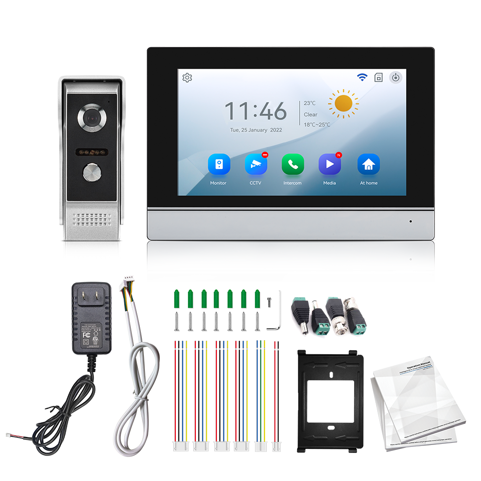 7 zoll IPS Bildschirm 2MP Tuya – Home Security Company Bewertung und Preis