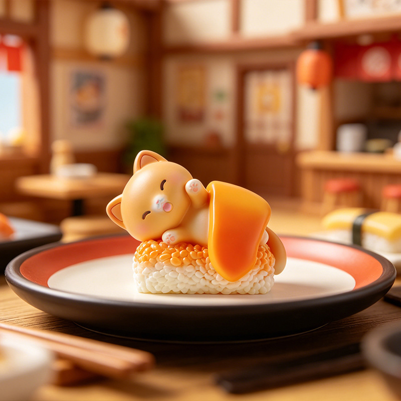 Sushi-Katzen-Blindbox: Cartoon – Home Security Box Bewertung und Preis
