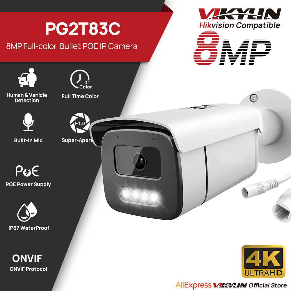 Vikylin 8MP Vollfarbige Nachts – Home Security Options Bewertung und Preis