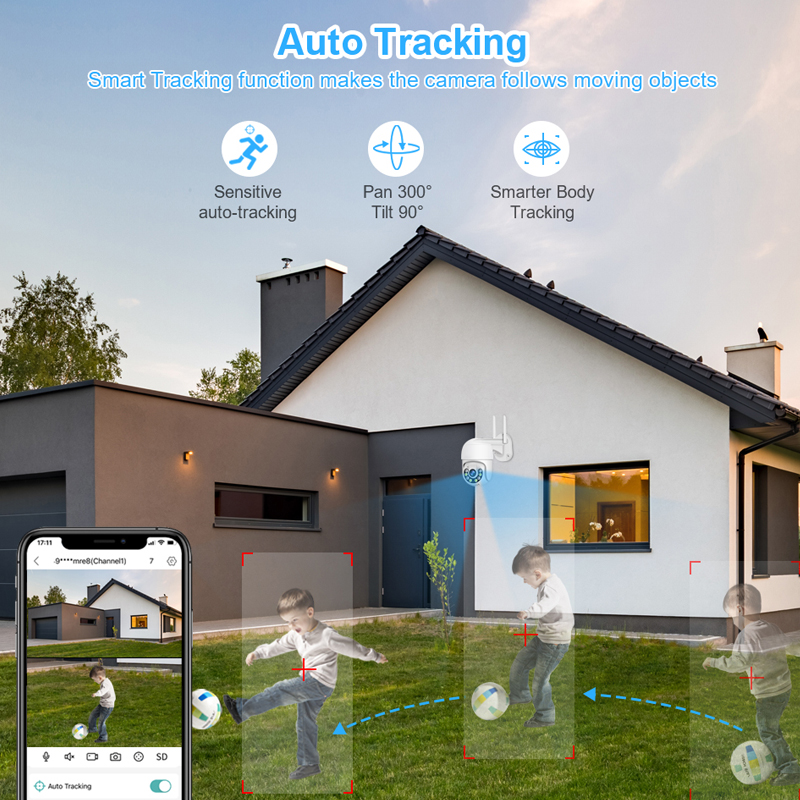 Smar 3MP Kabelloses CCTV-Siche – Home Security Company Bewertung und Preis