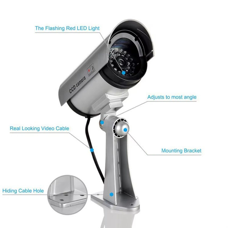 Simulierte Überwachungskamera, – Home Security Features Bewertung und Preis
