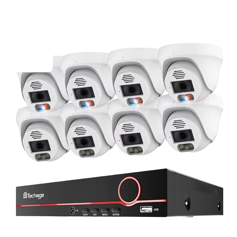 Techage Home 8MP CCTV-Sicherhe – Home Security Options Bewertung und Preis