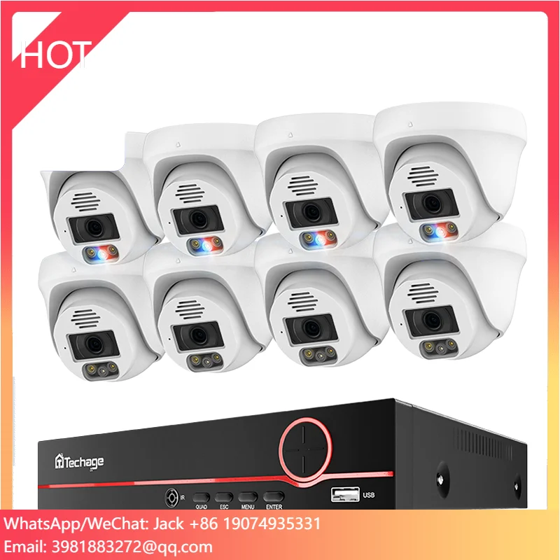 Techage Home 8MP CCTV-Sicherhe – Home Security Options Bewertung und Preis